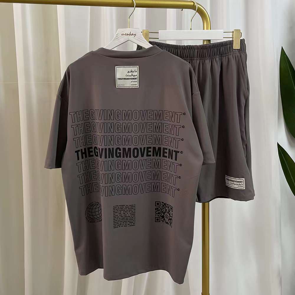 THEGIVINGMOVEMENT T-SHIRT AND SHORT