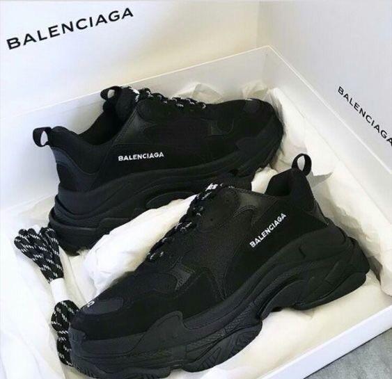 Balenciaga Triple S Black WHITE STORE