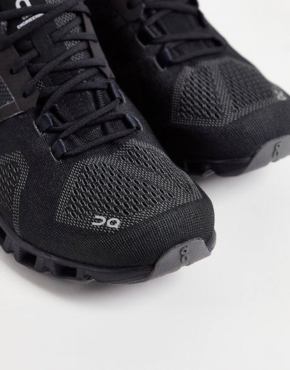 On Running Cloud X trainers in triple black