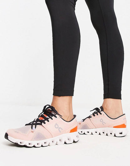On Running Cloud X 3 trainers in rose