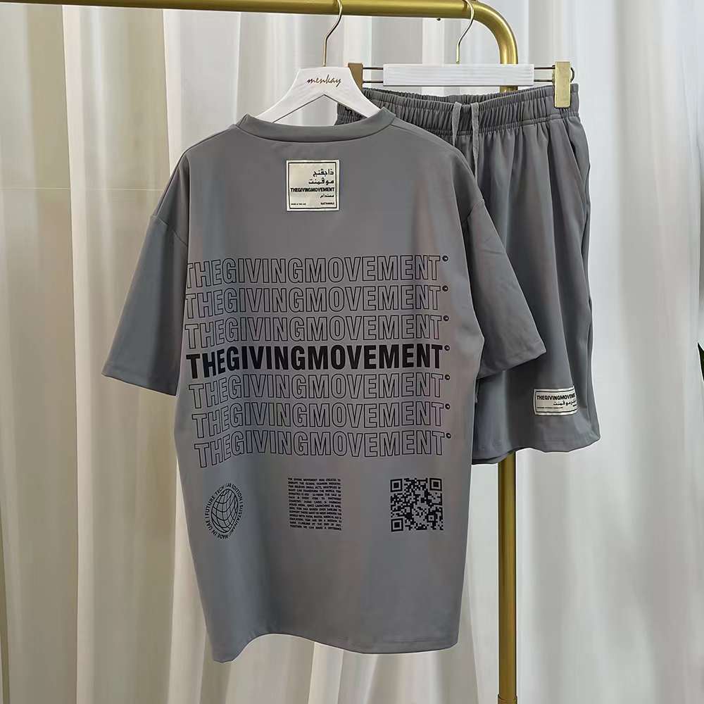 THEGIVINGMOVEMENT T-SHIRT AND SHORT