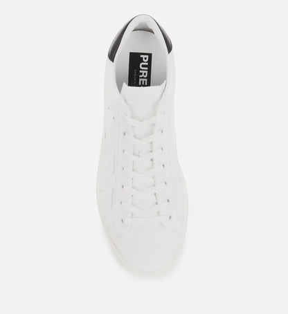 Golden Goose Men's Pure Star Leather Trainers - White/Black