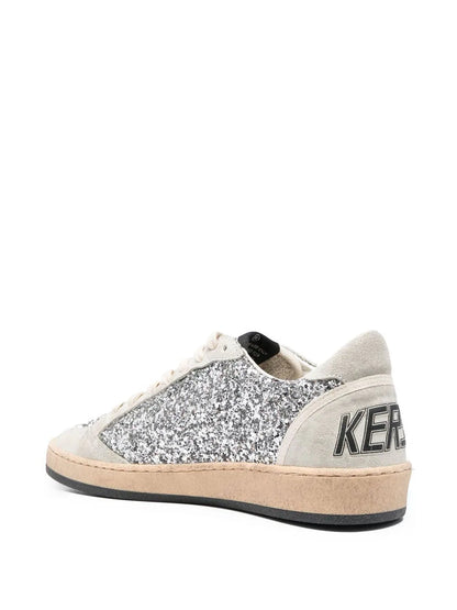 Golden Goose Ball-Star glitter low-top sneakers