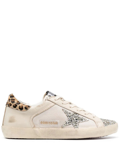 Golden Goose Super-Star glitter low-top sneakers