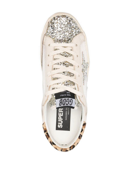 Golden Goose Super-Star glitter low-top sneakers