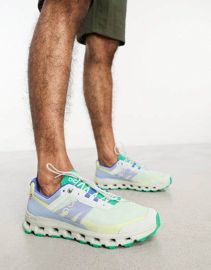 On Running Cloudvista trainers in light green