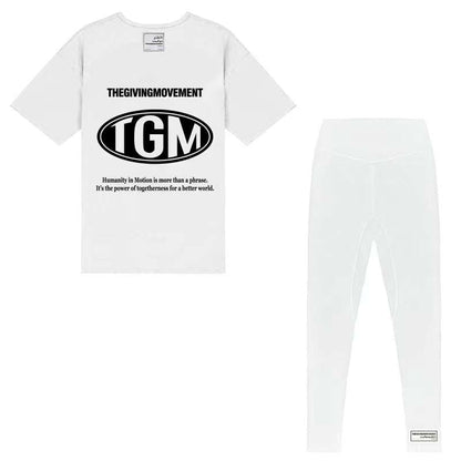 THEGIVINGMOVEMENT T-SHIRT AND PANT