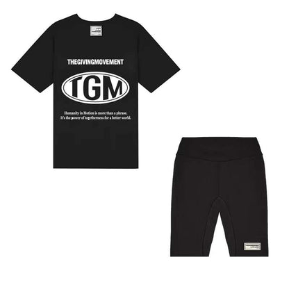 THEGIVINGMOVEMENT T-SHIRT AND  SHORT