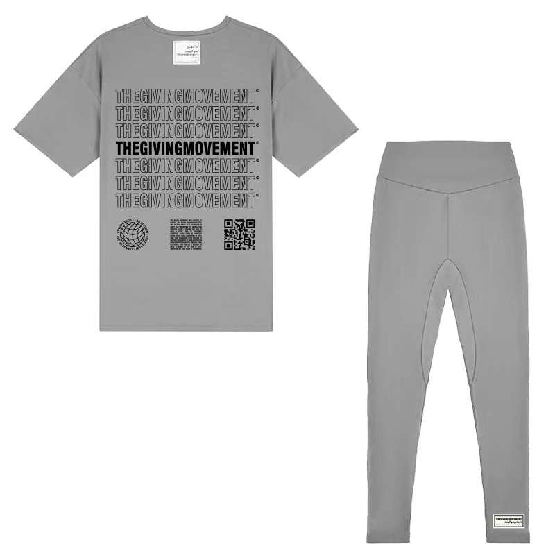 THEGIVINGMOVEMENT T-SHIRT AND PANT