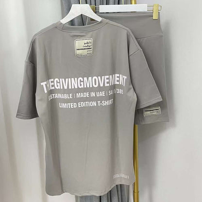 THEGIVINGMOVEMENT T-SHIRT AND SHORT