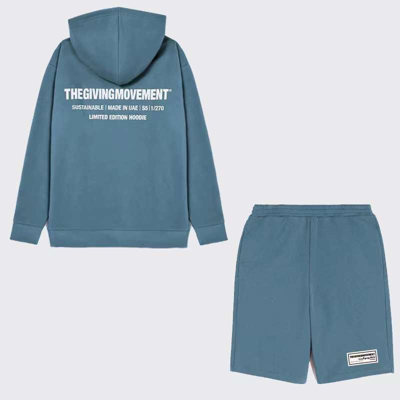 THEGIVINGMOVEMENT ZIP HOODIE AND SHORT