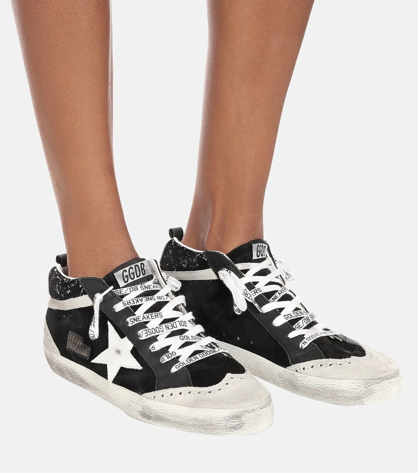 GOLDEN GOOSE Mid Star high-top sneakers