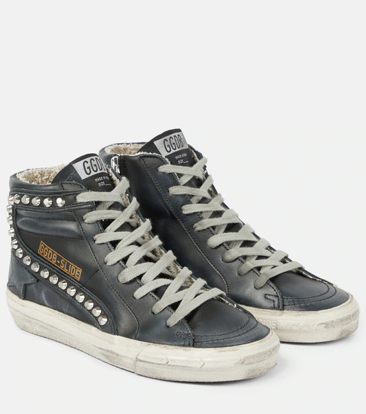 GOLDEN GOOSE Slide Classic leather sneakers