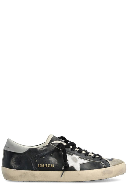 Golden Goose Deluxe Brand Star Patch Lace-Up Sneakers