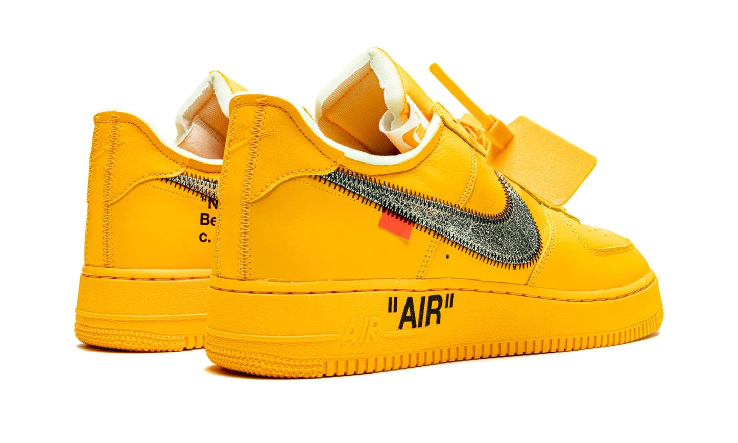 NIKE X OFF-WHITE AIR FORCE 1 LOW "Off-White - University Gold"